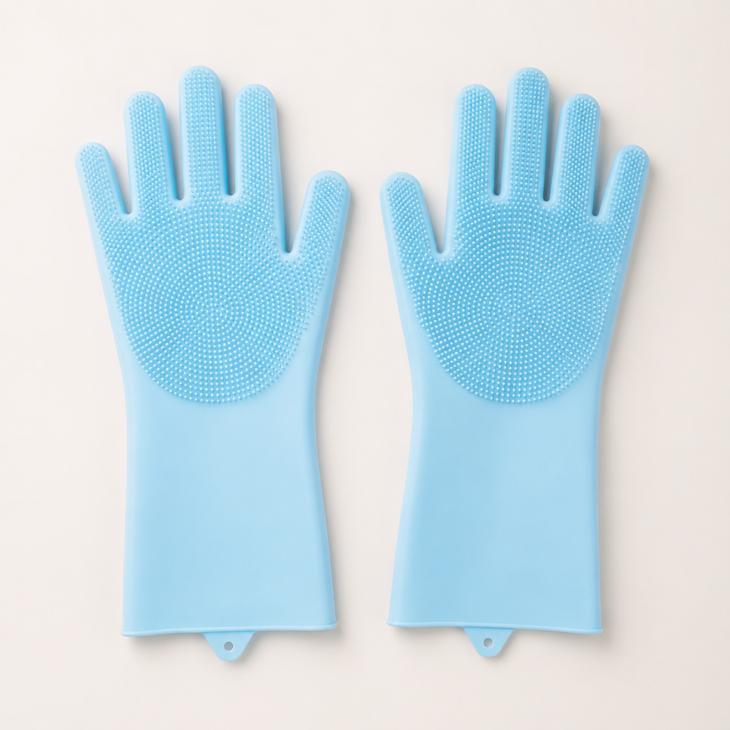 Silicone Pet Grooming Gloves for Cats & Dogs