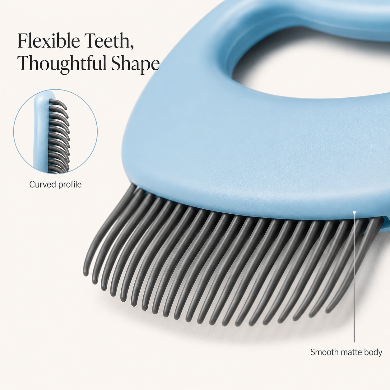 Cat Ear Grooming Comb for Loose Fur