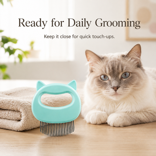 Cat Ear Grooming Comb for Loose Fur