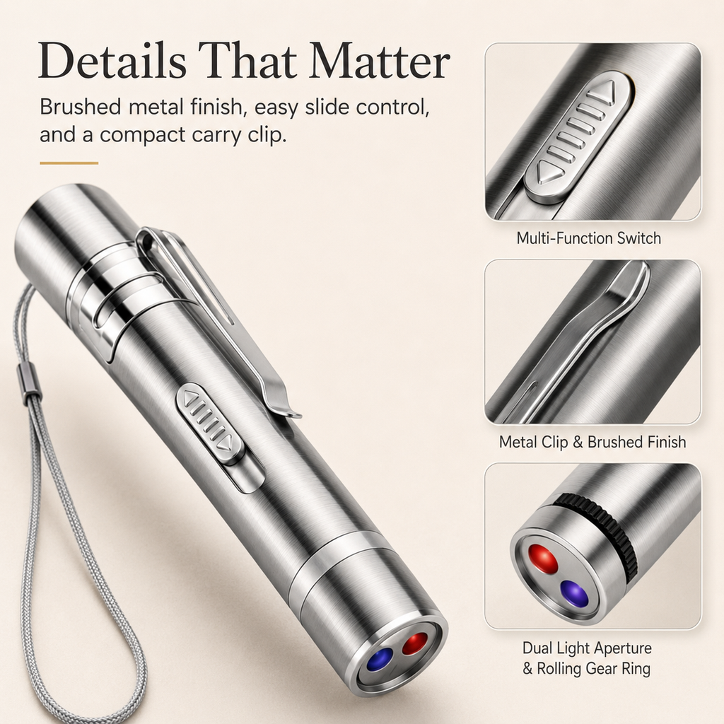 Rechargeable Cat Laser Pointer Toy with 5 Patterns