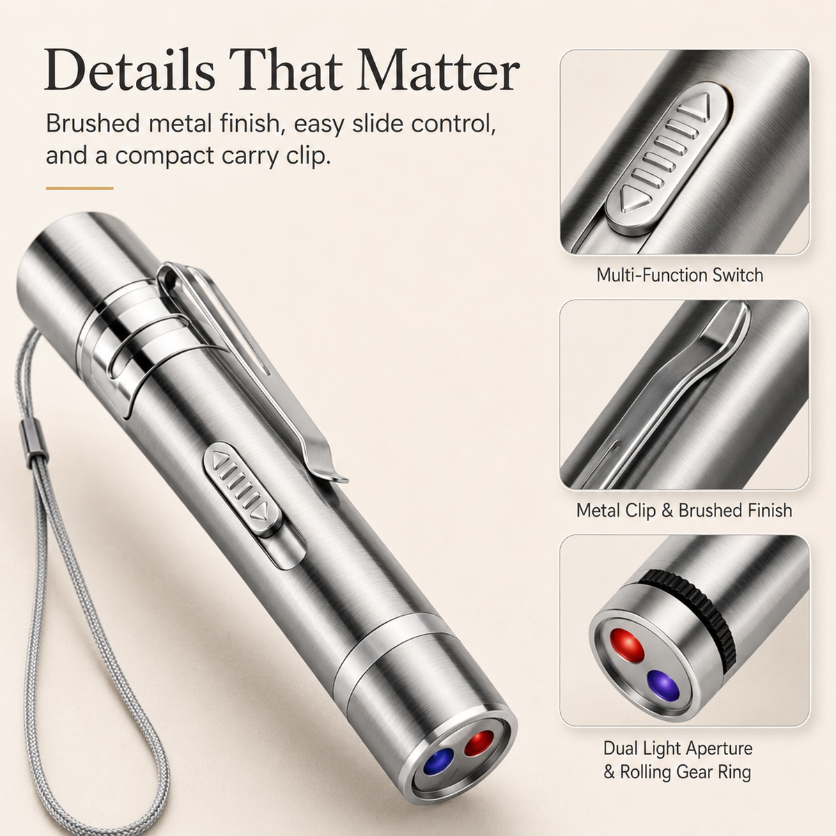 Rechargeable Cat Laser Pointer Toy with 5 Patterns