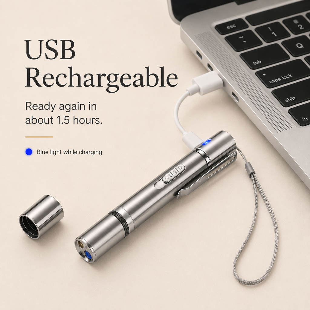 Rechargeable Cat Laser Pointer Toy with 5 Patterns