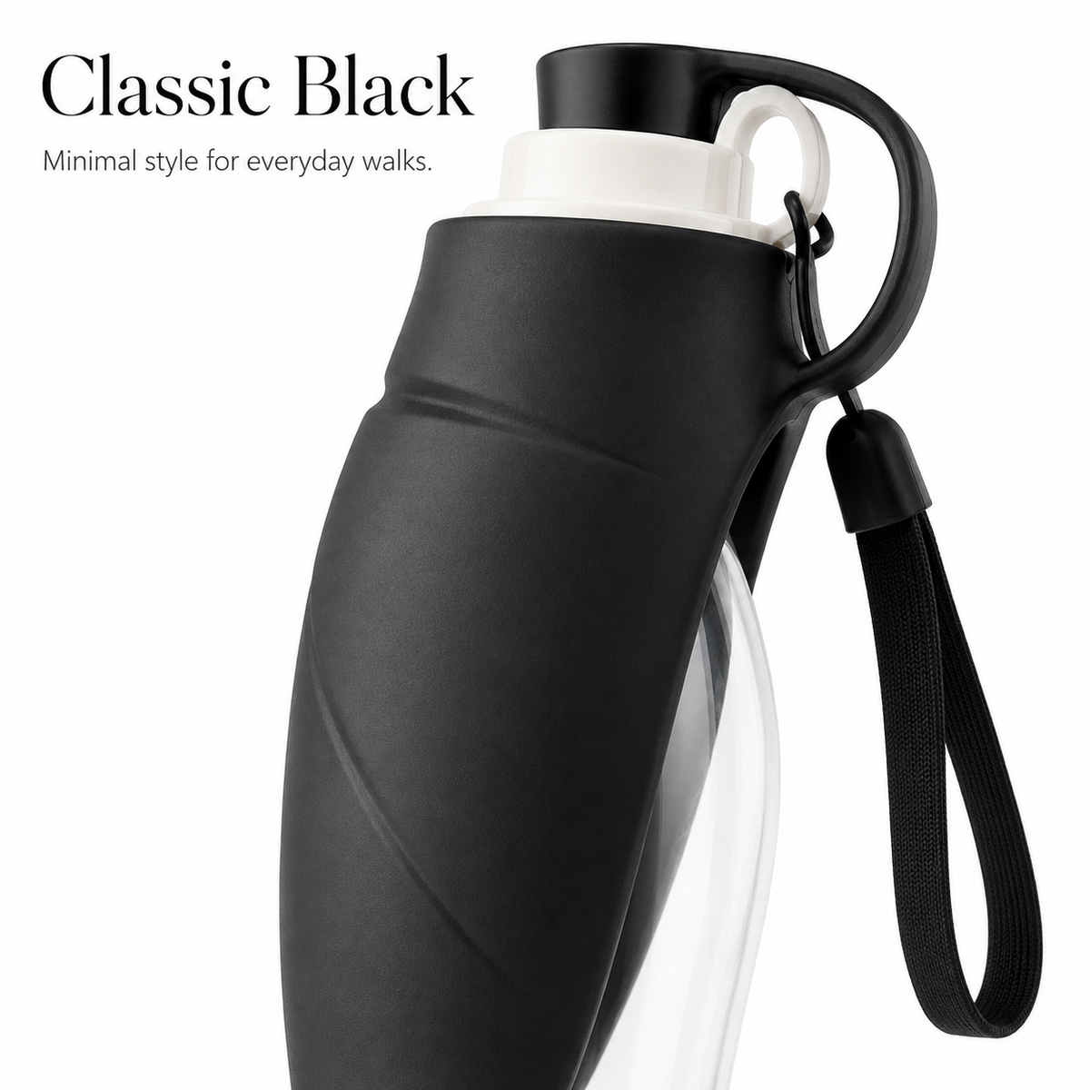 Portable Dog Water Bottle with Fold-Out Bowl