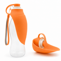 Portable Dog Water Bottle with Fold-Out Bowl