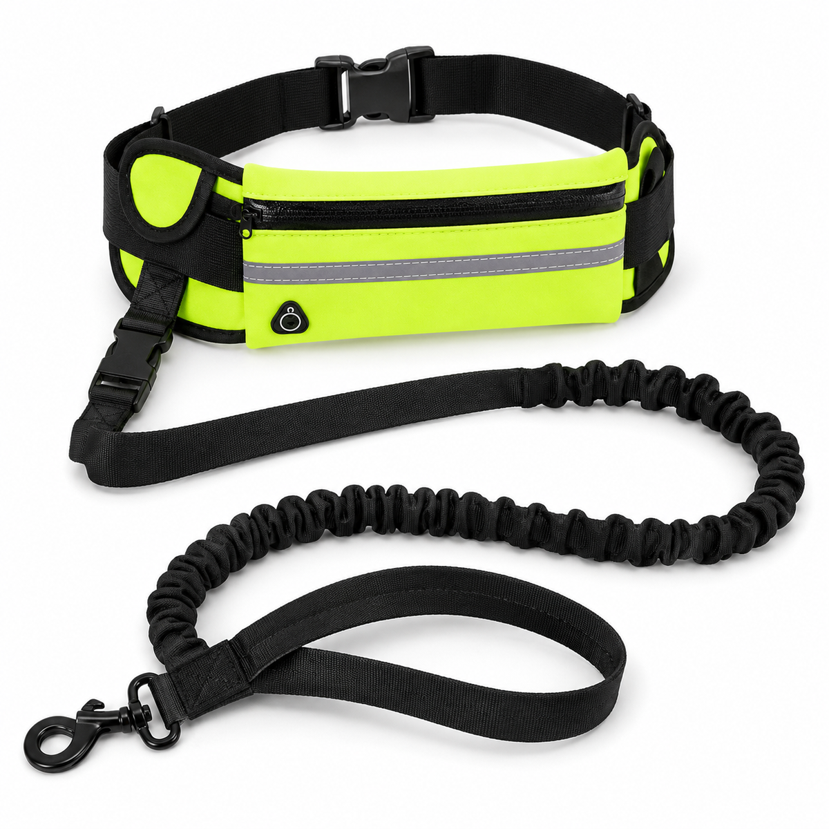 Hands-Free Dog Running Belt with Bungee Leash