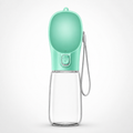 One-Touch Dog Water Bottle with Built-In Bowl