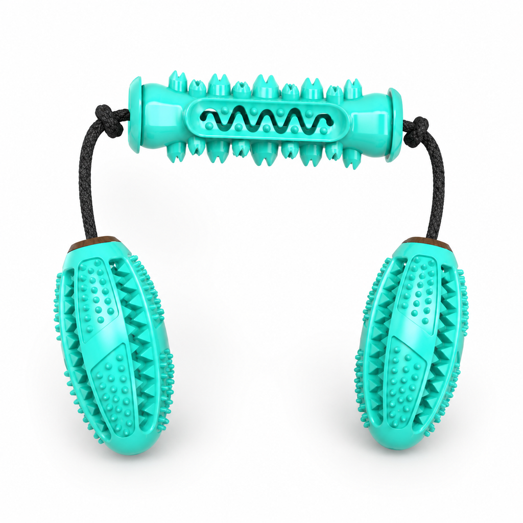 Interactive Dental Chew & Tug Toy for Dogs