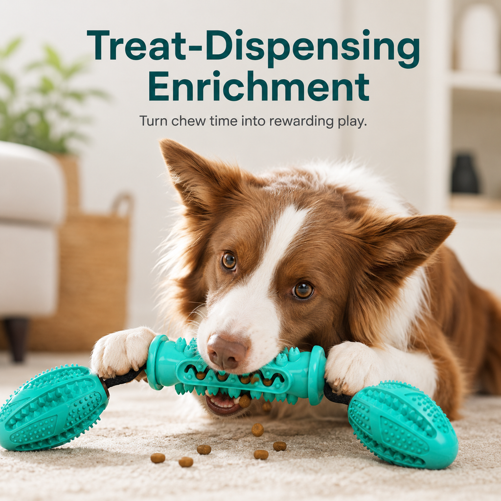 Interactive Dental Chew & Tug Toy for Dogs