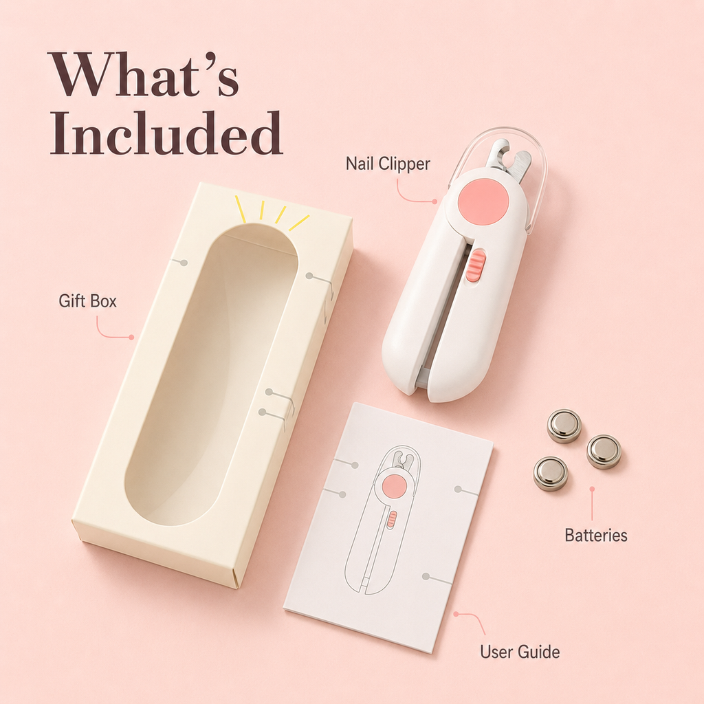 LED Pet Nail Clipper for Cats & Small Dogs