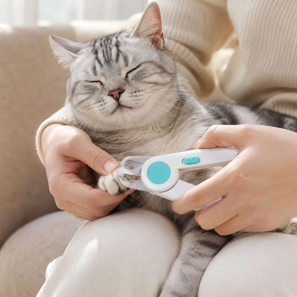 LED Pet Nail Clipper for Cats & Small Dogs