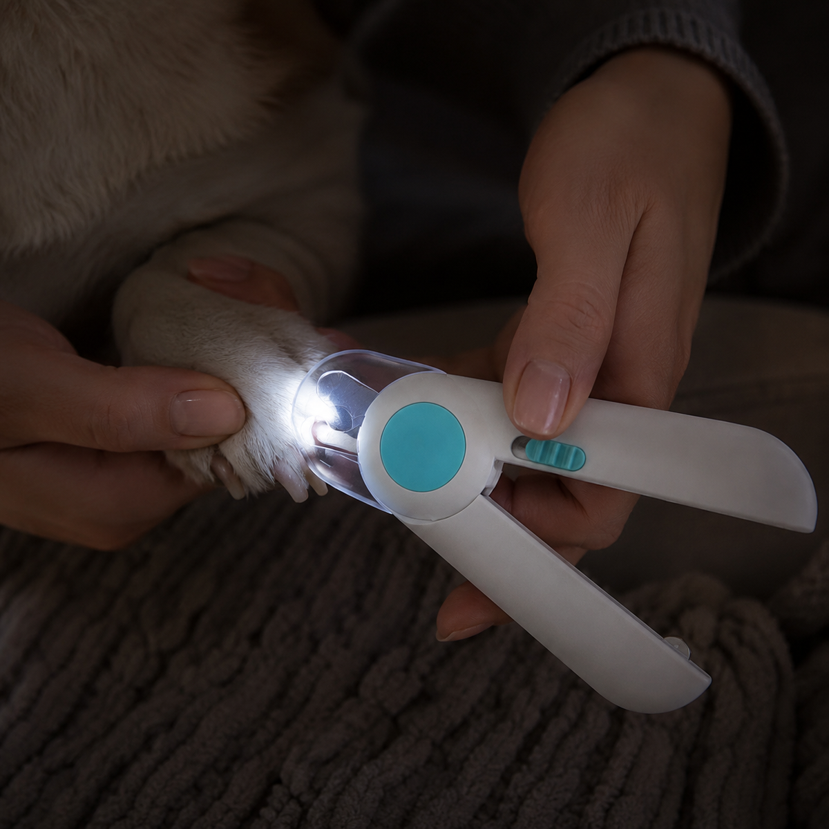 LED Pet Nail Clipper for Cats & Small Dogs