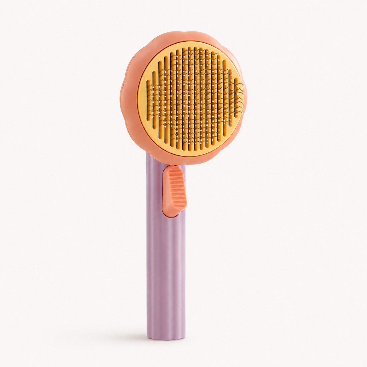 Self-Cleaning Pet Slicker Brush for Cats & Dogs