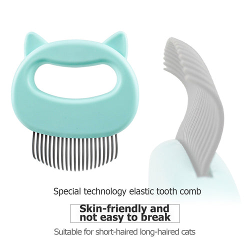 Cat Ear Grooming Comb for Loose Fur