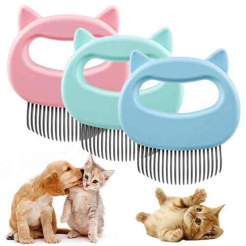 Cat Ear Grooming Comb for Loose Fur
