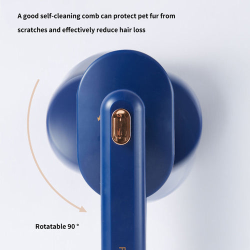 90° Rotating Self-Cleaning Pet Grooming Brush